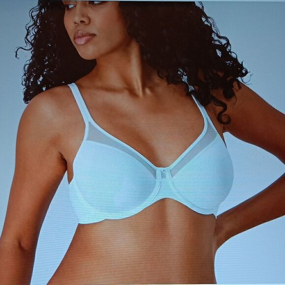 New 34D Bali One Smooth U Ultra Light Convertible Full Coverage Bra - Picture 1 of 10